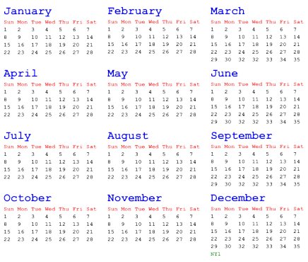Stevian Calendar